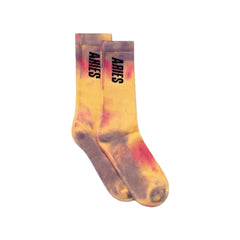 Aries Arise - Tie Dye Socks Yellow-Accessoires-SRAR0044