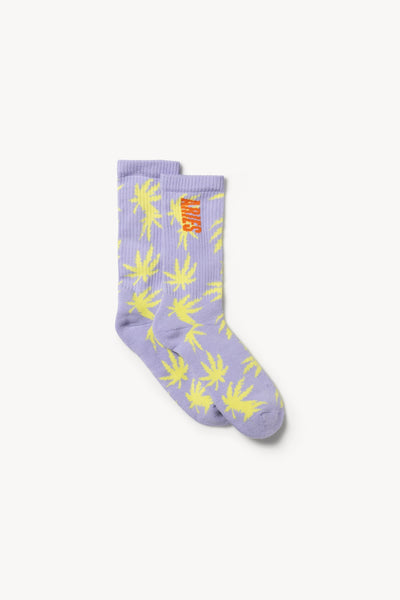 ARIES ARISE - Weed Socks - Lilac-Accessoires-SSAR00044