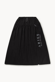 Aries Arise - Nylon Snow Skirt - Black-Jupes et Pantalons-FUAR32700