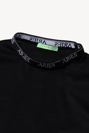 Aries Arise - Crew Neck Long Sleeve Top - Black-Pulls et Sweats-FUAR40000