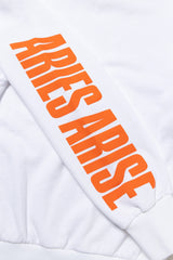 Aries Arise - Press Gothic Sweatshirt - White-Pulls et Sweats-SSAR20005