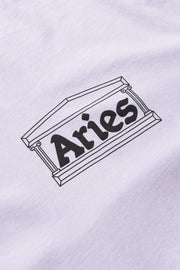 Aries Arise - Sunbleached Temple SS T-shirt - Purple-T-shirt-SUAR60030