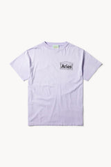 Aries Arise - Sunbleached Temple SS T-shirt - Purple-T-shirt-SUAR60030