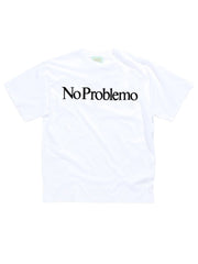 ARIES ARISE - T-shirt No Problemo white - UNISEXE-T-shirts-FSAR60002