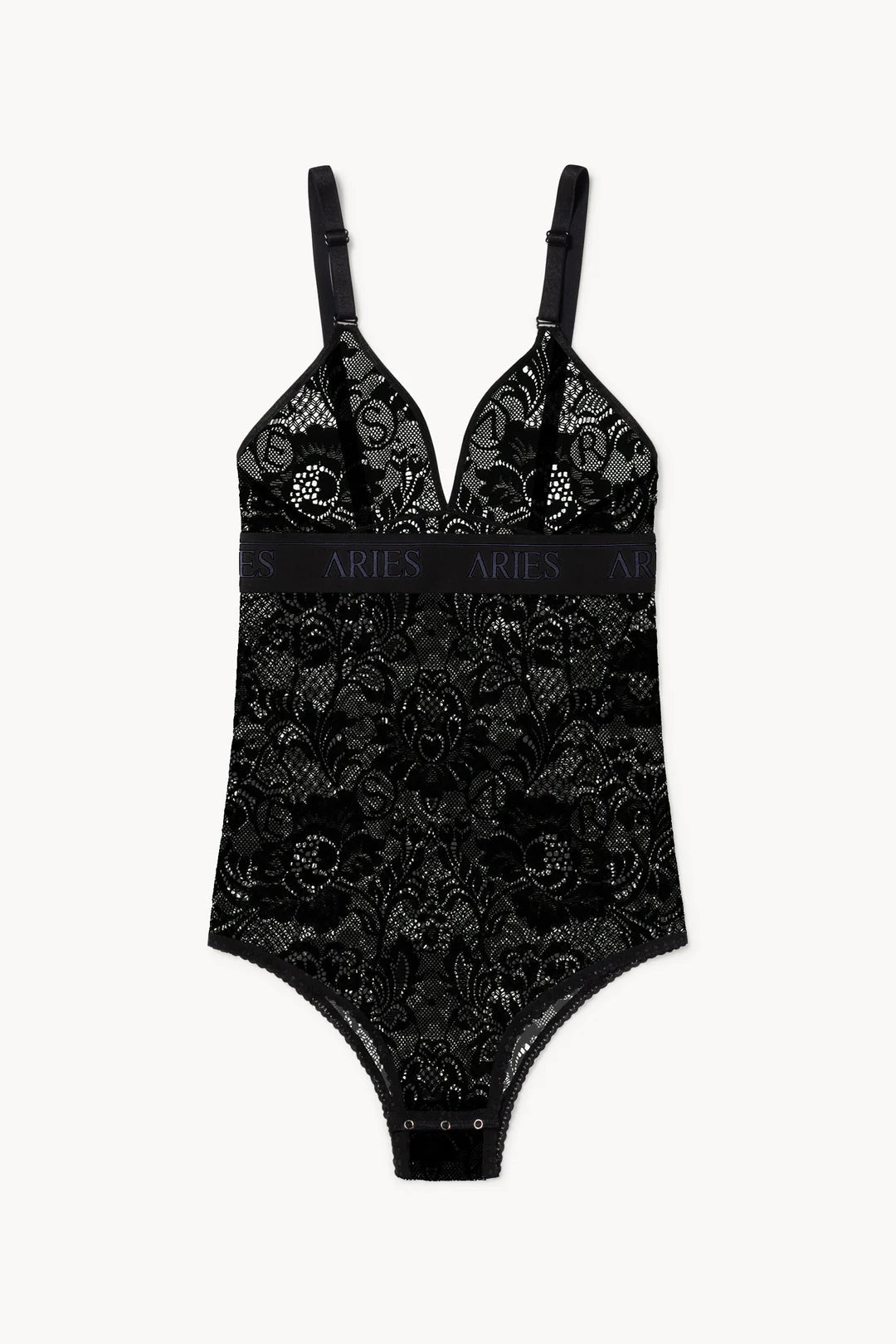 Aries Arise - Fleur Lace Body - Black-Tops-STAR00030