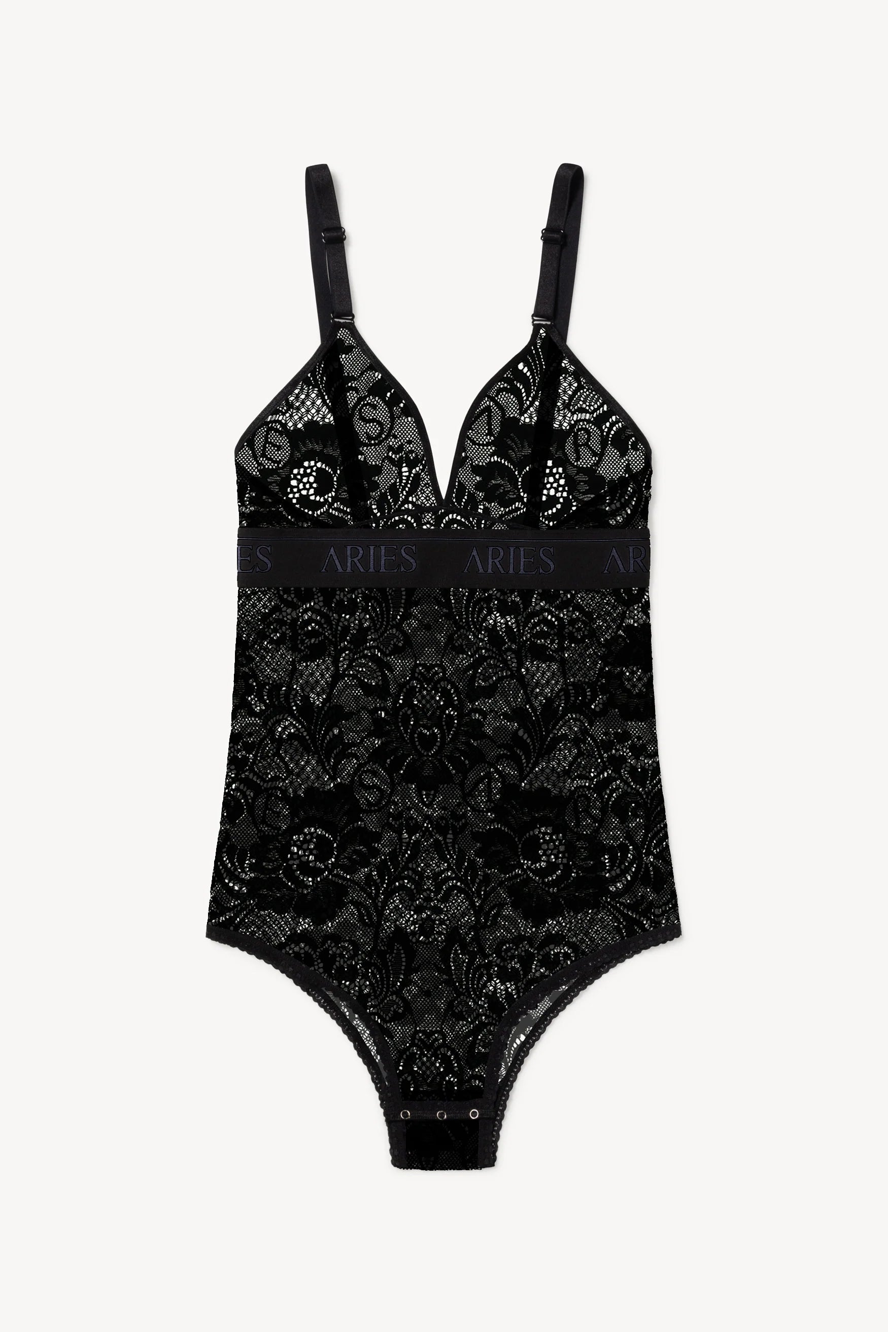 Aries Arise - Fleur Lace Body - Black-Tops-STAR00030
