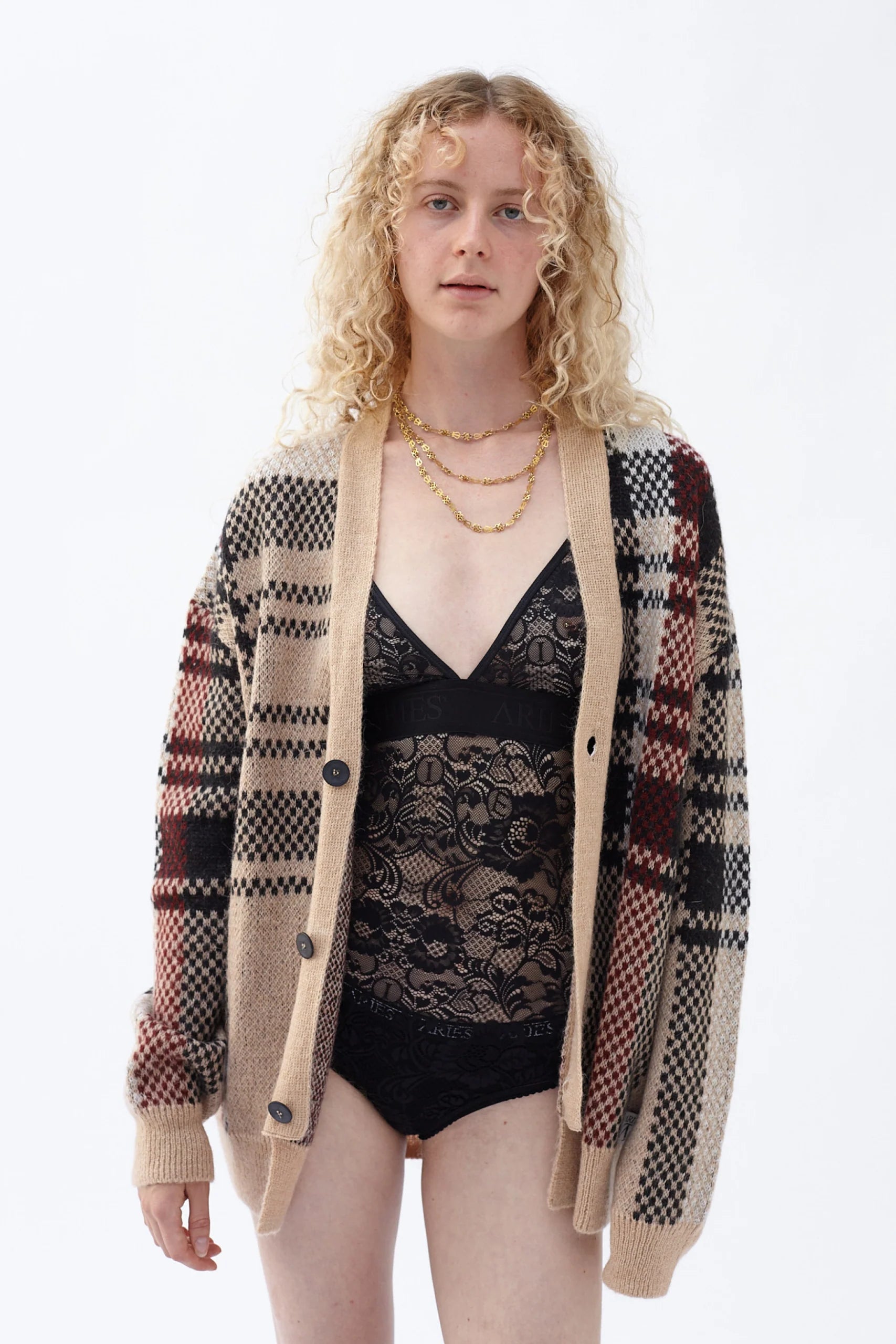 Aries Arise - Fleur Lace Body - Black-Tops-STAR00030