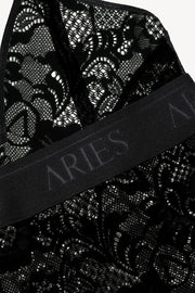 Aries Arise - Fleur Lace Body - Black-Tops-STAR00030