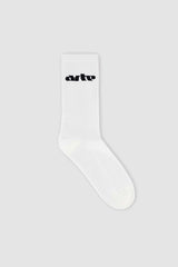 Arte Antwerp - Arte Horizontal Socks - White-Accessoires-SS24-156SK