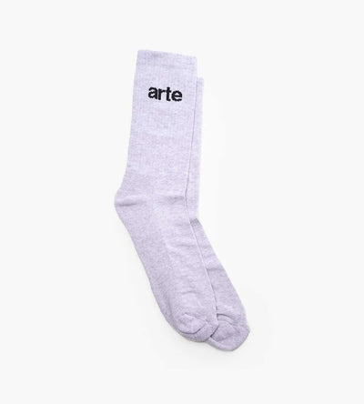 Arte Antwerp - Arte Logo Socks - Grey-Accessoires-AW23-171SK