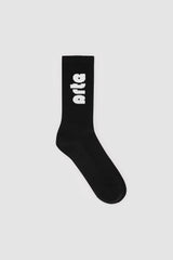 Arte Antwerp - Bau Logo Socks - Black-Accessoires-SS23-152SK