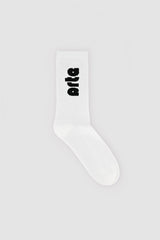 Arte Antwerp - Bau Logo Socks - White-Accessoires-SS23-152SK