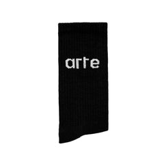 Arte Antwerp - Logo Socks - Black-Accessoires-AW21-150Ac