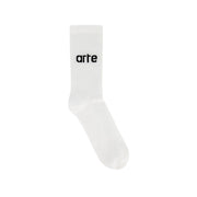 Arte Antwerp - Logo Socks - White-Accessoires-AW21-150Ac