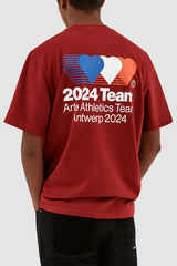 Arte Antwerp - Teo Back Team T-shirt - Bordeaux-Accessoires-SS24-026T