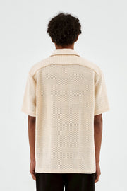 Arte Antwerp - Seth Croche Shirt - Cream-Chemises-SS23-141S