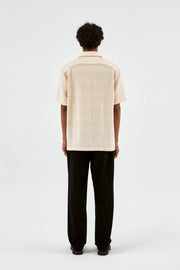 Arte Antwerp - Seth Croche Shirt - Cream-Chemises-SS23-141S