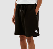 Arte Antwerp - Basic Fleece Shorts - Black-Pantalons et Shorts-SS23-175SHO