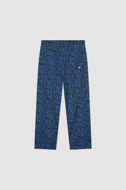 Arte Antwerp - Jones Allover Pants - Blue-Pantalons et Shorts-AW23-073P
