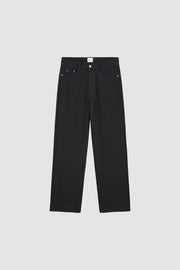 Arte Antwerp - Jones Jacquard Pants - Black-Pantalons et Shorts-AW23-075P