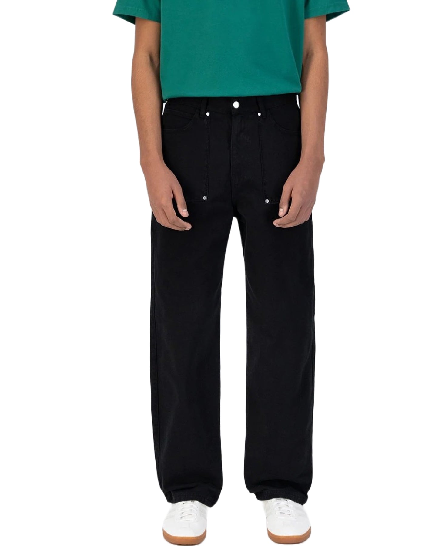 Arte Antwerp - Perri Pocket Pants - Black-Pantalons et Shorts-SS22-026P