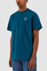 Arte Antwerp - Tommy Heart Patch - Blue Lagoon-T-Shirt-AW23-059T