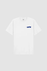 Arte Antwerp - Tommy Pixel Logo - White-T-Shirt-AW23-061T