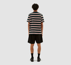 Arte Antwerp - Allover Striped T-shirt - Black Multi-T-shirts-SS23-053T