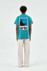 Arte Antwerp - Back Print T-shirt - Lake Blue-T-shirts-SS23-012T