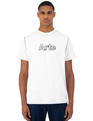 Arte Antwerp - T-shirt Toby Outline White-T-shirts-