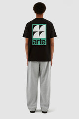 Arte Antwerp - Taut Back G Print T-shirt - Black-T-shirts-SS23-010T