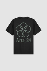 Arte Antwerp - Teo Back Rings T-shirt Black-T-shirts-SS24-032T