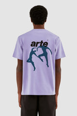 Arte Antwerp - Tommy Back Dancers T-shirt - Purple-T-shirts-AW23-102T