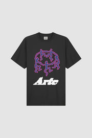 Arte Antwerp - Tommy Pixel Dancers T-shirt - Black-T-shirts-AW23-054T