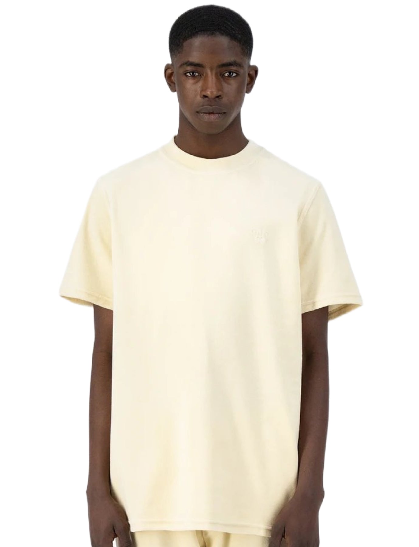 Arte Antwerp - Tsai Velvet T-shirt - Cream-T-shirts-SS22-068T