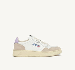 Autry - Medalist Low - Leather/Suede - White Lilac--AULWLS38