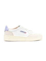 Autry - 01 - Sneakers Low Cuir/Suede - White Lavand-Chaussures-AULWLS53