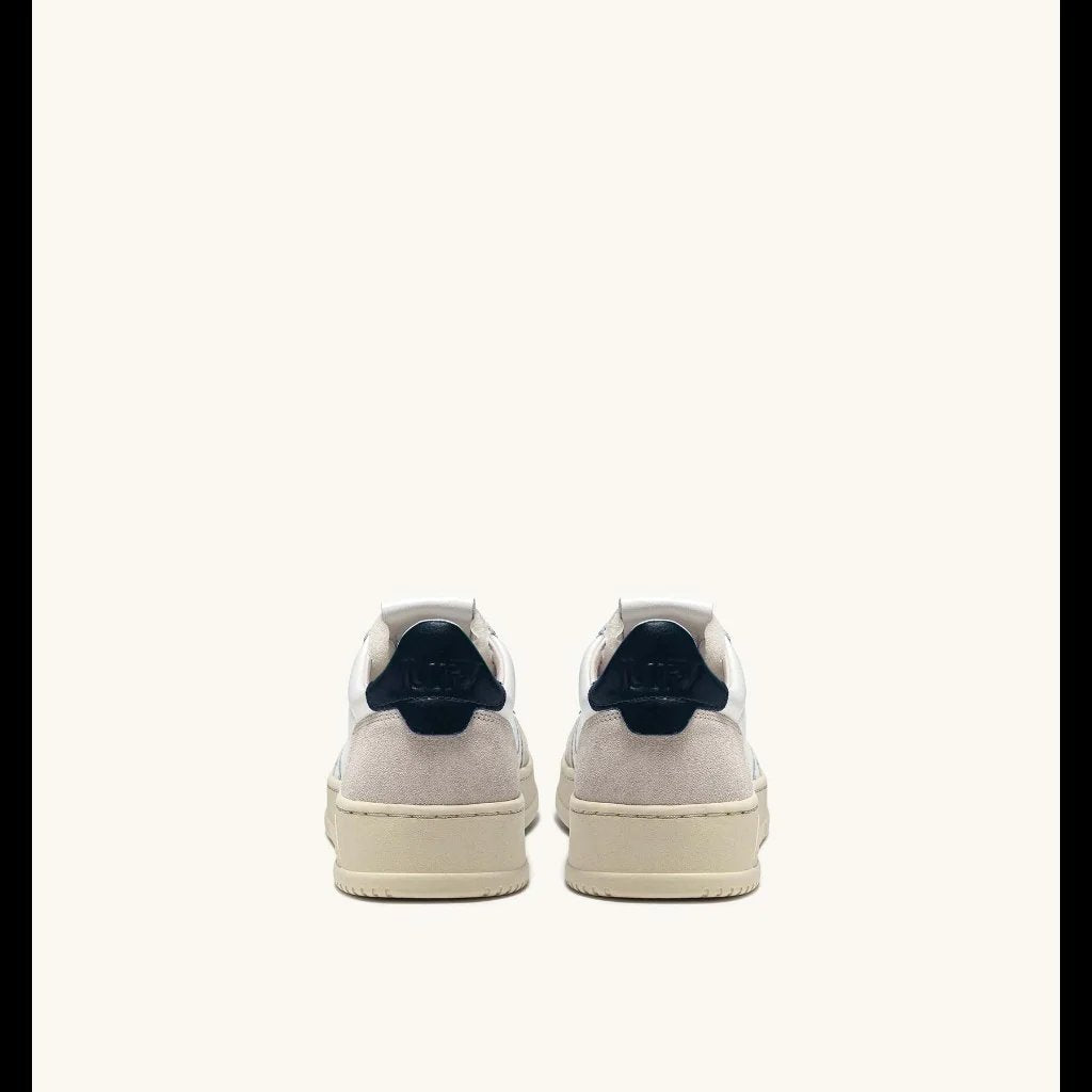 Autry 01 - Sneakers Low Leather/Suede - White/Blue-Chaussures-AULW LS28