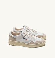 Autry - 01 - Sneakers Low Man Leat/Suede White-Chaussures-AULM LS33
