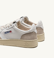 Autry - 01 - Sneakers Low Man Leat/Suede White-Chaussures-AULM LS33