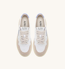 Autry - 01 - Sneakers Low Wom Leat/Suede - White/Vista-Chaussures-AULW LS55
