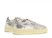 Autry - 01 - Sneakers Low Woman - Metal/Snake Silver-Chaussures-AULW MS02