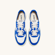 Autry 01 - Sneakers Medalist Low Women Leather/Leather - Prince Blue-Chaussures-AULWWB15