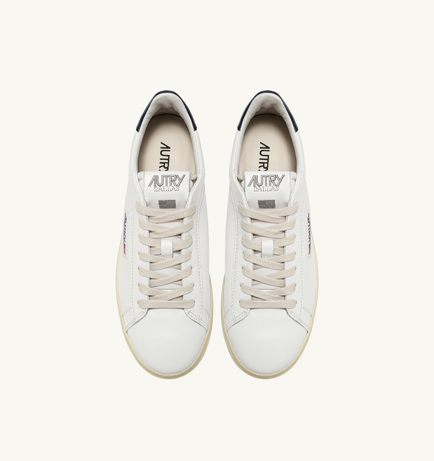 Autry Dallas - Sneakers Low Leather/Leather White/Space-Chaussures-ADLW NW05