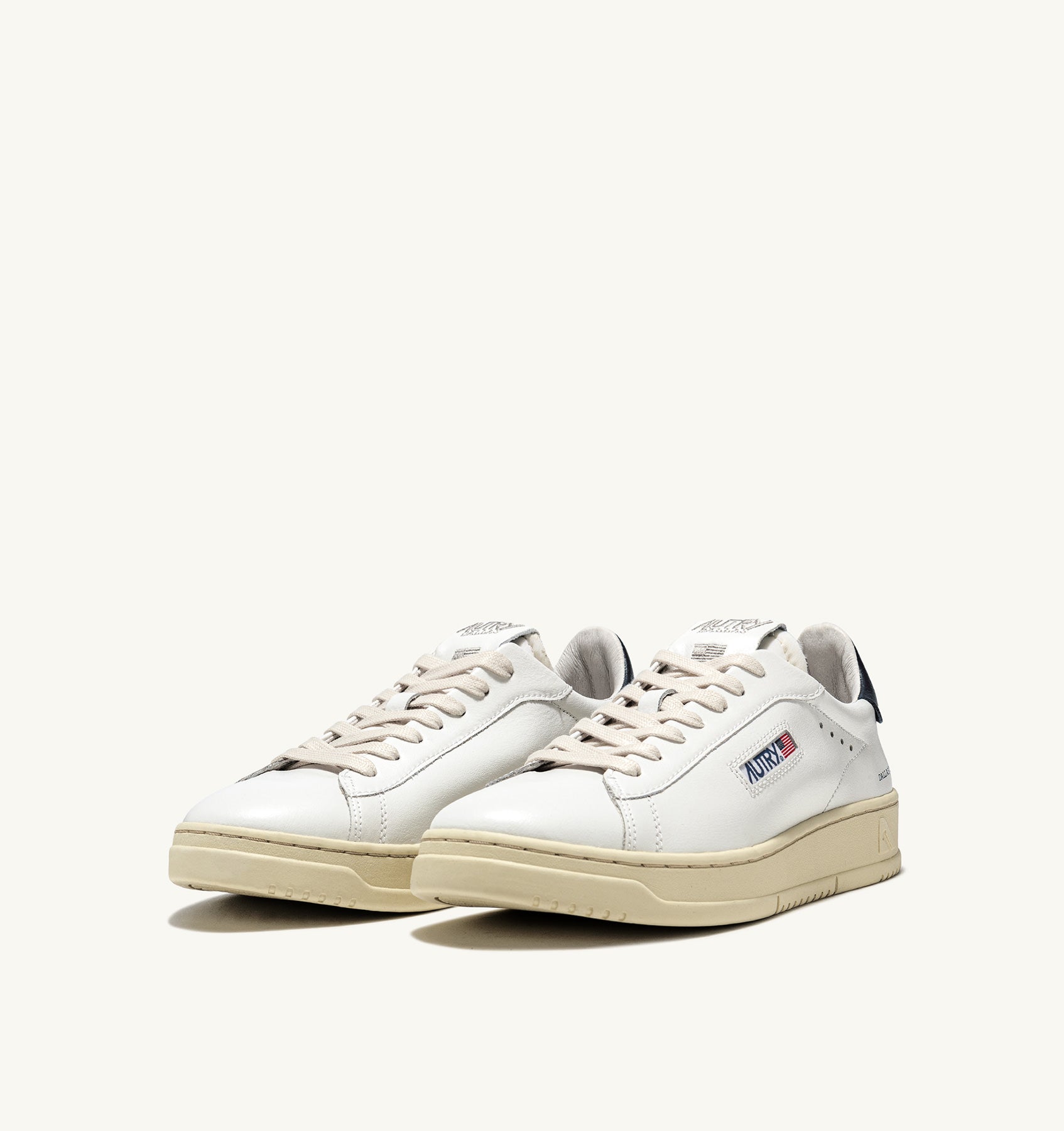 Autry Dallas - Sneakers Low Leather/Leather White/Space-Chaussures-ADLW NW05