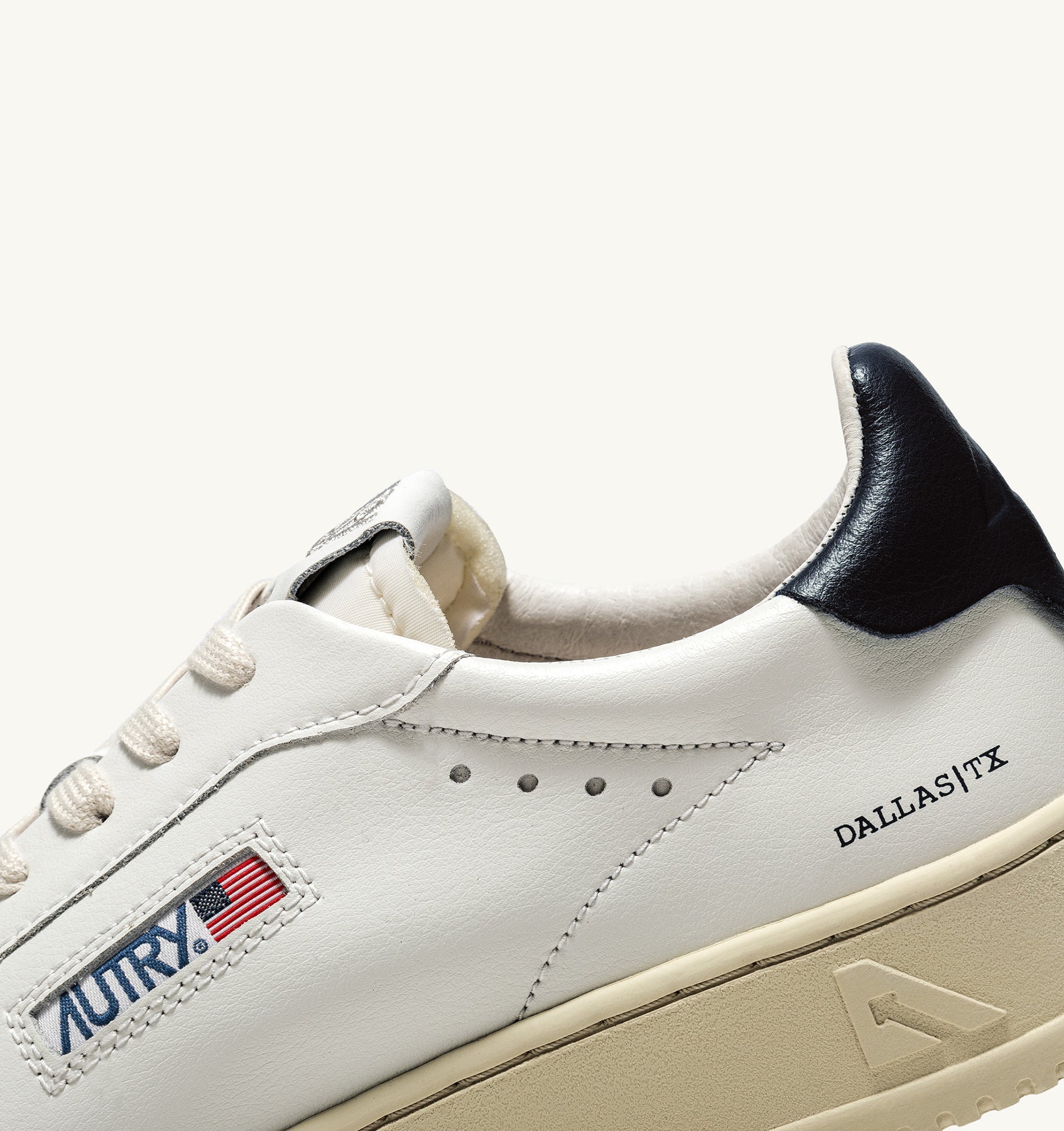 Autry Dallas - Sneakers Low Leather/Leather White/Space-Chaussures-ADLW NW05