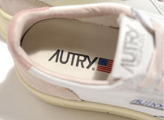 Autry - Sneakers Low Cuir/Suede White Powder - NOUVEAUTE-Chaussures-AULWLS37