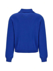 Autry Apparel Woman - Jacky Sporty Shirt - Royal Blue-Pulls et Sweats-JASW-423Y-1