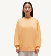 Autry Apparel Woman - Logo Bi-Color Sweatshirt - Orange-Pulls et Sweats-SWBW-416O-1