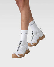 AVNIER - Chaussettes Blanches - Socks Loop White Horizontal - White-Accessoires-AVSOLO-WHITE-HORIZONTAL